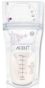 Philips Avent 180ml торбичка за съхранение на кърма, предварително стерилизирана, с маркировка за измерване - Бебе & Малко дете