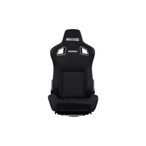 Next Level Racing Elite ERS1 racing seat for GT Elite simulator, black fabric, front view - Next Level Racing Gaming chair
