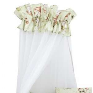 Baldachin függöny  400X170 cm - zöld béka 102143535 - Ágynemű - baba