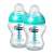 Sticle de hrănire Tommee Tippee Closer to Nature Advanced Anti-Colic, pachet de 2, 260ml, turcoaz