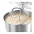 Close-up of Clatronic KM 3711 stand mixer bowl with batter and beater attachment.