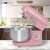 Clatronic KM 3711 5L 1100W pink stand mixer with dough hook