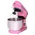 Bomann KM 6030 pink stand mixer with whisk