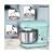Bomann KM 6030 mint green stand mixer with attachments
