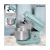 Bomann KM 6030 mint green stand mixer with whisk attachment