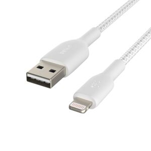 Belkin Braided A-LTG 1M, WHT 140108664 - Kabel Lightning