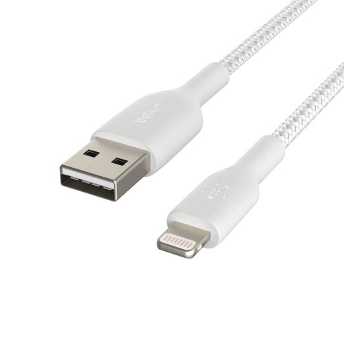 Kábel USB na Lightning Belkin CAA002BT1MWH Biela 1 m 140108664