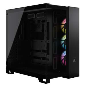 Corsair iCUE Link 6500X RGB PC case with tempered glass side panel and three iCUE Link RX120 RGB fans - Computer Case