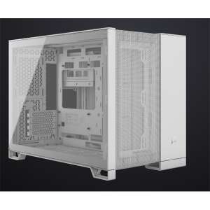Corsair 2500D Airflow Weißes PC-Gehäuse mit Seitenteil aus gehärtetem Glas - Corsair