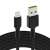 Kabel Green Cell KABGC12 Lightning 2 m czarny z wtyczką USB-A