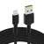Kabel Green Cell KABGC12 Lightning 2 m czarny z wtyczką USB-A