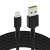 Kabel Green Cell KABGC12 Lightning 2 m czarny z wtyczką USB-A