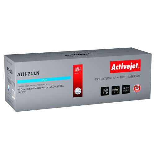 Activejet ATH-211N Cián Toner Kazetta HP Color Laserjet Pro 200 M251n, M251nw, M276n, M276nw nyomtatókhoz - Activejet