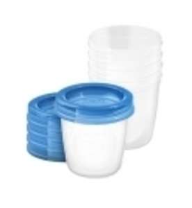 Philips Avent VIA 180ml контейнери за съхранение на кърма с капаци, комплект от 5 - Бебе & Малко дете