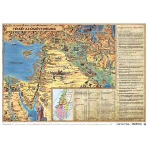 STIEFEL "Katolikus egyházi év és Újszövetség térképe / Ószövetség" A3 kétoldalas könyökalátét 58461189 