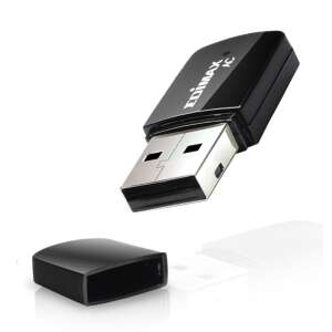 Edimax EW-7811UTC AC600 Adaptor USB Mini Dual-Band Wireless, negru, vedere din față - Adaptoare de rețea