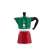 Bialetti Moka Express 1-cup coffee maker in green and red