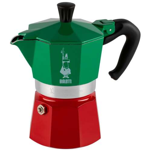Еспресо машина Bialetti Moka Express, зелена и червена