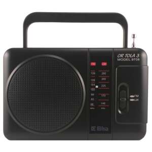 Radio portabil negru Eltra Or Tola 3 Model 9708 cu benzi FM și LW - Radiouri