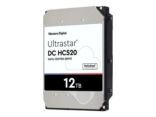 Western digital ultrastar he12 12tb hdd sata 6gb/s 4kn se 7200rpm...