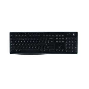 Logitech K270 Wireless Keyboard, black and silver, full-size, QWERTZ layout - Logitech Keyboard