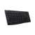 Logitech K270 Wireless Keyboard, black and silver, full-size, QWERTZ layout, side view