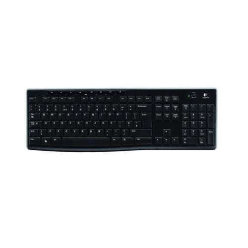 Logitech K270 Wireless Keyboard Black, Silver