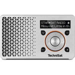TechniSat DigitRadio 1 hordozható DAB+ és FM rádió, ezüst - TechniSat