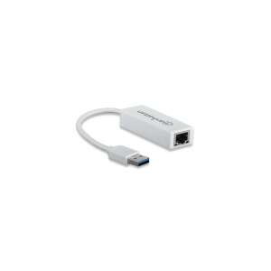 Adaptor Manhattan USB 2.0 la Ethernet, alb, 100 Mbps - Manhattan