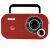 Czerwone przenośne radio AM/FM Camry CR1140R