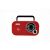 Czerwone przenośne radio AM/FM Camry CR1140R