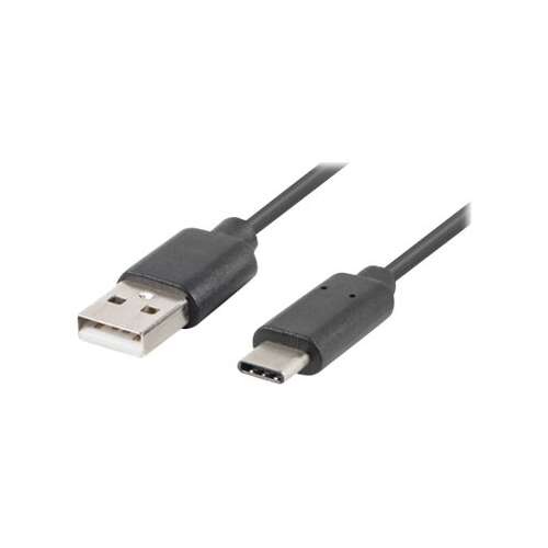 Kábel Lanberg USB-C do USB-A, 1.8m, čierny