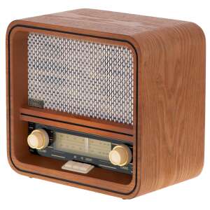 Camry CR1188 retro wooden radio with AM/FM tuner, USB and AUX input - Camry Radio