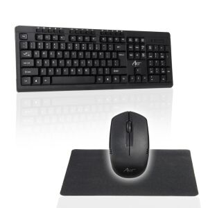ART AK-48A Wireless Keyboard, Mouse, and Mouse Pad Set - Art