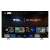 TCL 65C655 okostévé Google TV-vel, a kezdőképernyőn népszerű streaming alkalmazásokkal