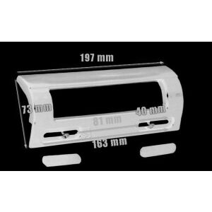 Univerzális Hűtőgép Kilincs - Fehér - 197x73 mm