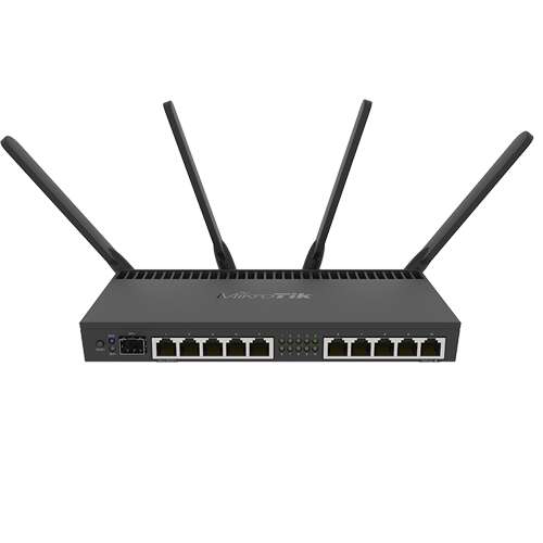 Router 10 x gigabit, 1 x sfp+ 10 gbps, poe in/out, routeros l5, w...