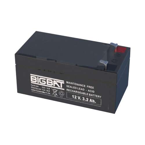 BIGBAT 12V 3.2Ah Karbantartásmentes Zárt Ólom Savas Akumulátor