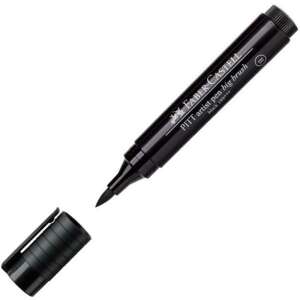 Faber-Castell Pitt Művész Filc Nagy Ecset Fekete B, alkoholos filctoll ecsettel - Filctoll