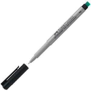 Faber-Castell Multimark 1514 F fekete filctoll, 0,6 mm, nem állandó - Filctoll