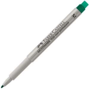Faber-Castell Multimark 1526 nem állandó filctoll, zöld, közepes hegyű - Rajzeszköz