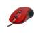 Mouse gaming Speedlink Torn, cu fir, roșu și negru, vedere laterală cu logo
