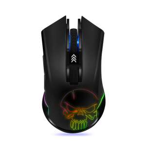 Bezprzewodowa mysz gamingowa Spirit of Gamer Elite-M20 RGB, czarna, widok z góry - Mysz
