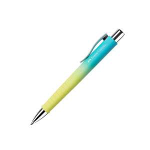 Długopis Faber-Castell Poly Ball Urban, Napkelte XB-s heggyel, żółto-niebieski gradient - Myto