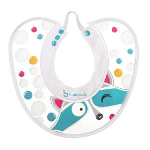 Badabulle Hajmosó Karika, mosómedve mintával, csecsemők fürdéséhez - Hajmosó karika és kancsó