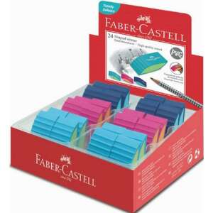 Faber-Castell BICOlor formájú radírok 24-es csomagban, PVC-mentes, kiváló minőségű, divatos színekben - Radír