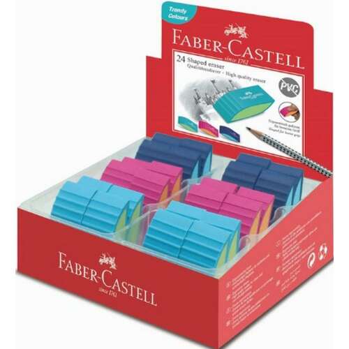 Faber-Castell BICOlor Radír - Színes, Különleges Forma