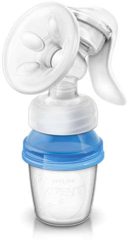 Ръчна помпа за кърма Philips Avent Natural със система за хранене VIA