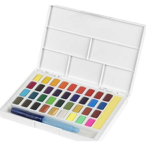 Faber-Castell Art Graphic Vízfesték készlet, 36 szín, ecsettel