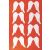 Filcfigura - Angyalszárny (8 db/cs, átm. kb.: 6 cm) 102250725